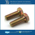 China Supply Yellow Zinc Plated Steel DIN558 Hex Bolt